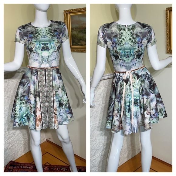 BEBE Fit & Flare Party Dress